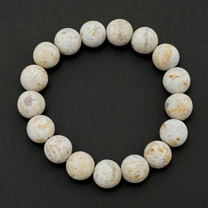 Japan Stones :  IZUMO Zeolite 12mm bracelet natural stones Health wealth stones